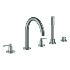 GROHE 5-hole bath combination Atrio 19922DC3 super steel