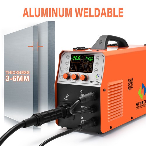 4in1 Aluminum MIG Welder Flux Cored Wire Welder TIG MMA 250A IGBT w/ Torch - Picture 6 of 24