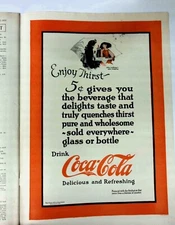  April 1923 Coke Ad Holland's Magazine   Art Deco Short Stories Jokes Dallas TX