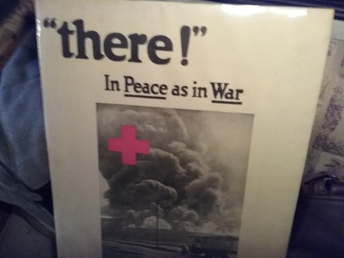 THERE, IN PEACE AS IN WAR, Original Vintage WWI Red Cross Poster - Picture 4 of 6