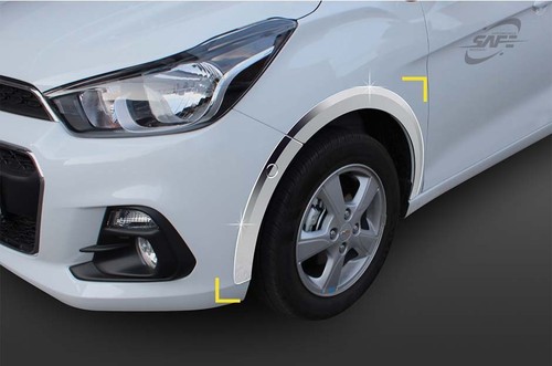 Chrome Fender Garnish Molding 12pcs for 2016 2017 2018 Holden Spark - Picture 2 of 11