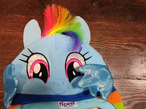 Flipeez My Little Pony Rainbow Dash Squeeze & Flap Fun Hat ABG Accessories - Picture 3 of 10