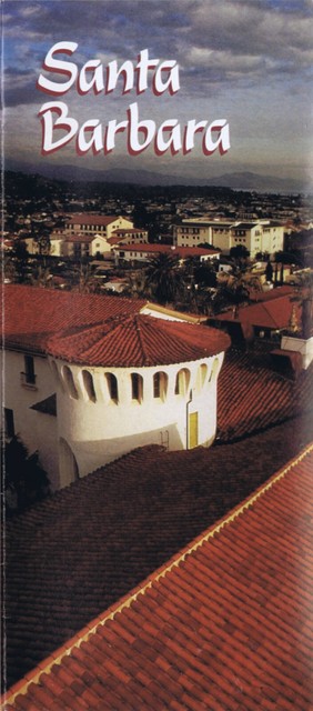 1988 Santa Barbara tourist Reise Prospekt travel map brochure USA 1988 Santa Barbara tourist Reise Prospekt travel map brochure USA