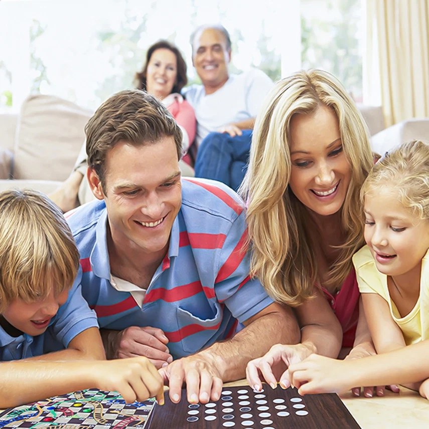 Deluxe Wooden Game House 10in1 Board Game Chess Checkers Backgammon Ludo Mancala - Image 3 of 4