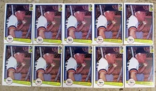 1982 Donruss #29 Sparky Anderson Detroit Tigers 10ct Baseball Card Lot 0601N