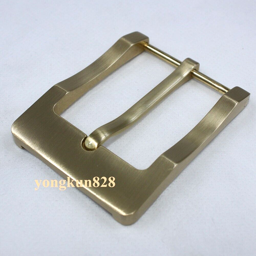 Solid Brass Belt Buckles Tongue Pin Belt Buckle Fits For 1.5 INCHES Belt - Picture 2 of 6