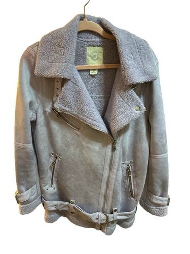 Urban Outfitters Oversized Fliegerjacke in Lila, Größe SP, gebraucht EUC - Bild 2 von 15