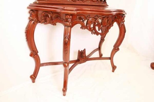 Prächtiger Chippendale Kosolenspiegel / 210 cm / Tolle Schnitzereien - Bild 19 von 24