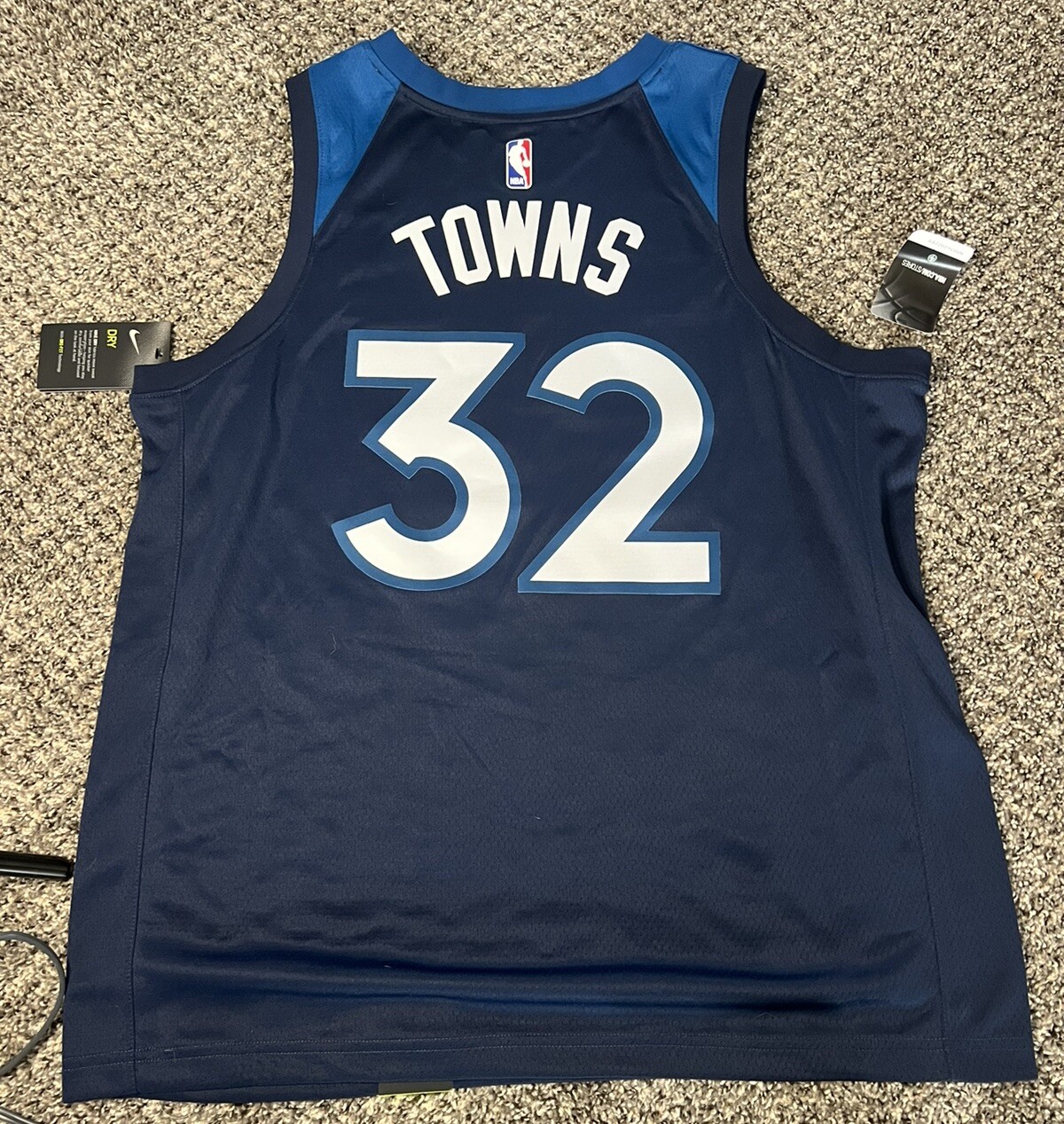 Nike Men's Karl-Anthony Towns Minnesota Timberwolves Name & Number Player T- Shirt - Macy's