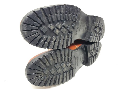 WOLVERINE Vintage USA-made 8" Unlined Leather Soft Toe Work Boots Men's US 8.5 E - Picture 7 of 10