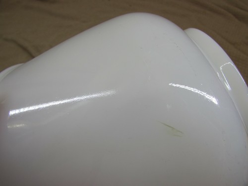Fire King ware bowl for Sunbeam # 5 Mixer - Picture 7 of 11