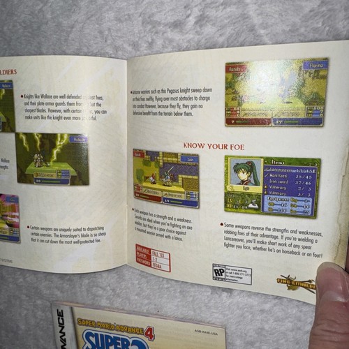 Super Mario Bros 3 instruction booklet For Game Boy Advance SP And Extras - Picture 12 of 14