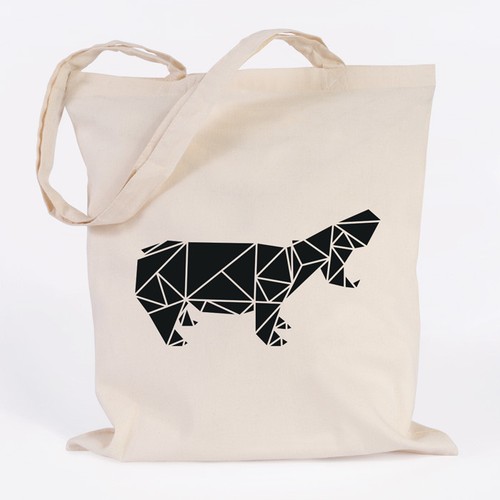 JUNIWORDS Jutebeutel "Origami Muster und Tiere" versch. Motive und Farben Tasche - Bild 172 von 244