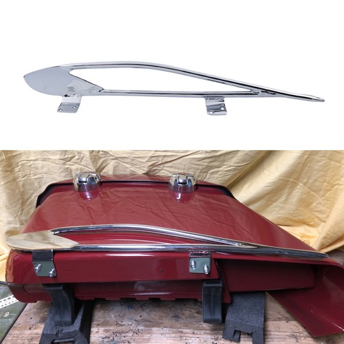 Chrome Saddlebag Protector Trim Rails Fit For Indian Roadmaster 2015-2024 - Picture 9 of 13