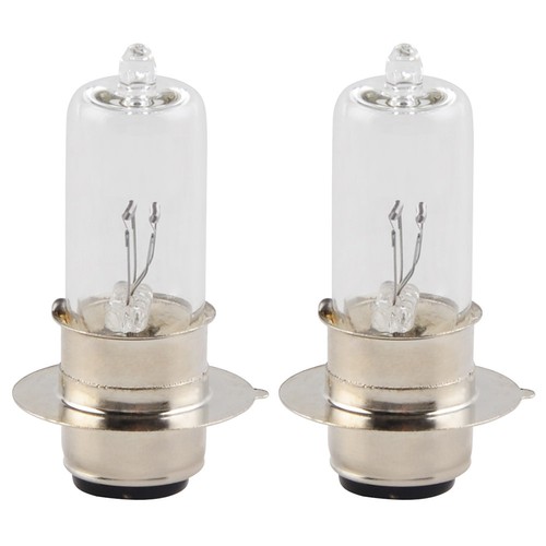 2PCS 35W Clear Halogen Headlight Bulb For Yamaha ATV High Dipped Beam 2 Filament - Bild 3 von 5