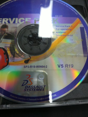 CATIA AUTOCAD V5 R19 CD'S - RELEASED 23/8/2008- SP3 WINDOWS 64 BIT SEALED - Picture 6 of 8