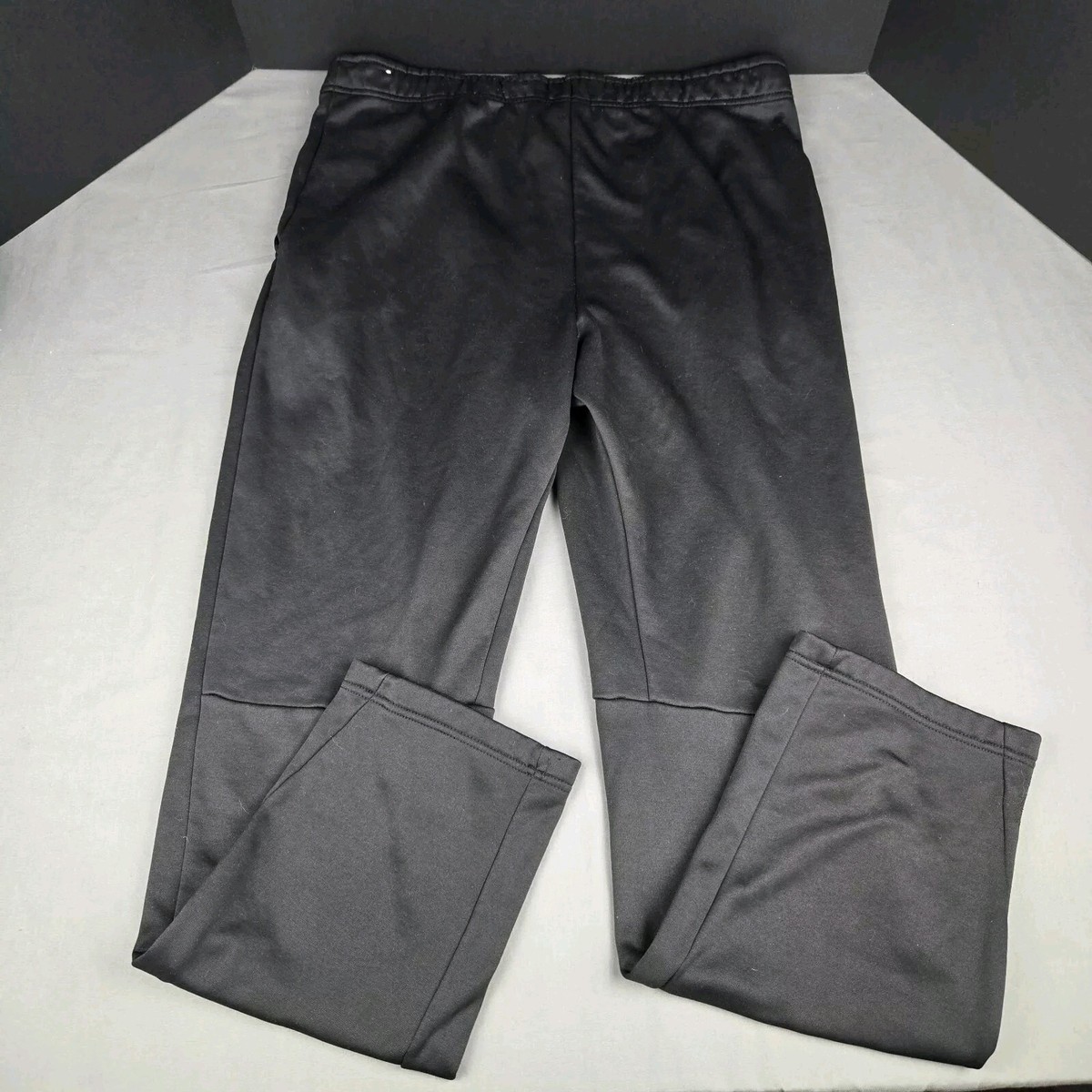 Men's Nike Track Pants Therma Fit Black Size XL Silver