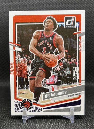 2023-24 Panini Donruss OG ANUNOBY #151 PURPLE PRESS PROOF /199 SP - Picture 1 of 3