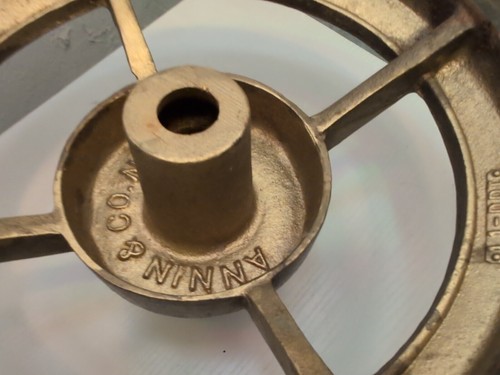 Vintage Annin & Company N.Y.C. 11DDT Steel Cast Iron 8# Flag Pole Stand - Picture 6 of 8