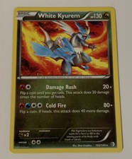 White Kyurem 102/149 - Boundaries Crossed Non Holo Rare Pokemon Card - Mint