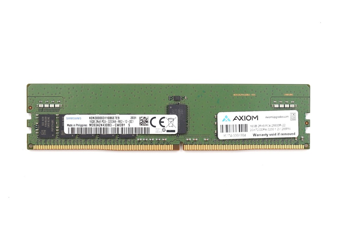 Samsung 16GB 2Rx8 PC4-3200AA-RE2-12-DC1 ECC REG Server Samsung 16GB 2Rx8 PC4-3200AA-RE2-12-DC1 ECC REG Server