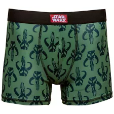 Star Wars Mandalorian Symbol Men's Underwear Boxer Briefs Green