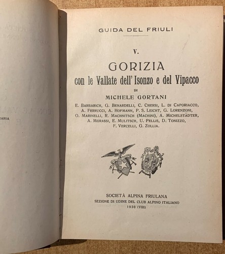 "Gorizia con le vallate dell'Isonzo e del Vipacco" di Michele Gortani - Photo 1/3
