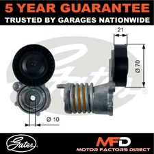 Fits Ford Focus Volvo V50 C70 C30 S40 + Other Models Gates Tensioner Pulley #2