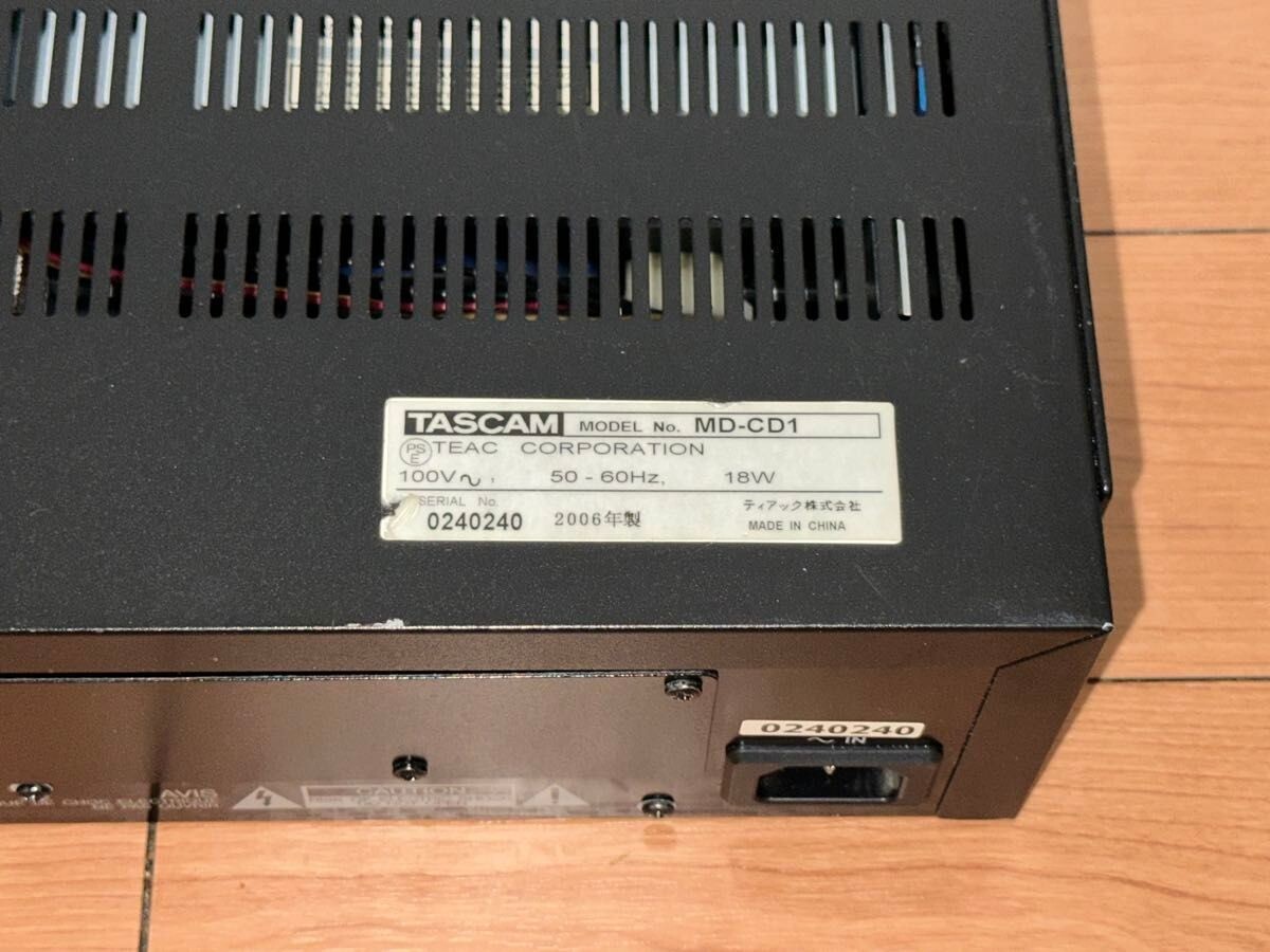 TASCAM MD-CD1 2006年製