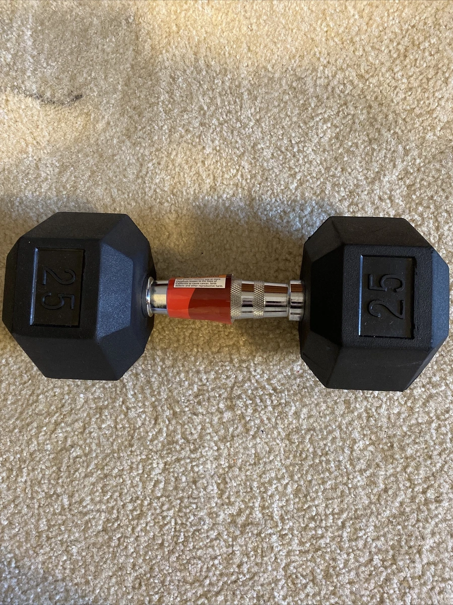 Weider rubber clearance hex dumbbell