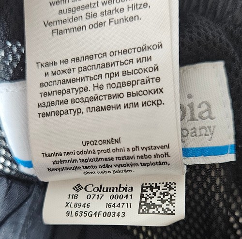 Columbia Omni-Tech Snow Rain Pants Mens XL, 35" Long Black Waterproof Breathable - Picture 9 of 11