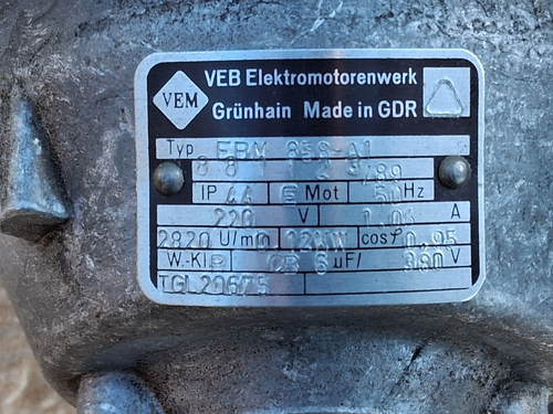 Motor 266.02-05, OETF 10 TN Dieselheizung Standheizung DDR Sirocco Heizgerät - Bild 8 von 8