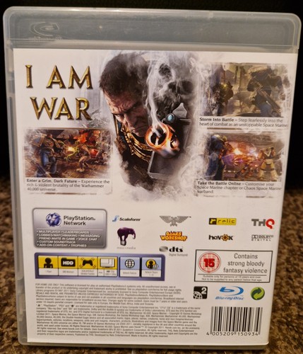 Warhammer 40.000: Space Marine PS3 Videospiel RAR Playstation3 Vintage + Anleitung - Bild 2 von 3