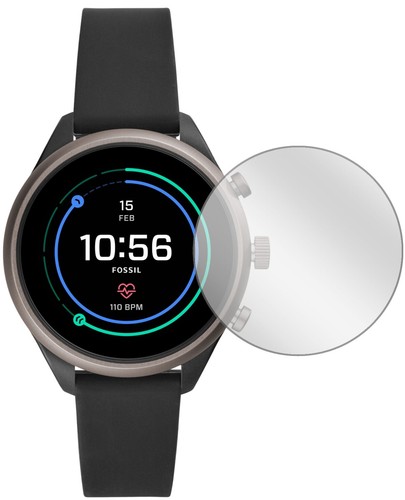 2x Displayschutzfolie für Fossil Sport Smartwatch Schutz glasklar dipos - Bild 2 von 4