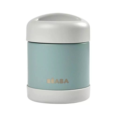 Beaba Stainless Steel Isothermal Portion (Light Mist / Eucalyptus Green) - 300mL - Picture 2 of 3