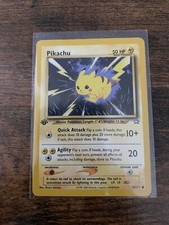 Pikachu 70/111 1st Edition Neo Genesis Vintage 2000 Pokemon Card NM
