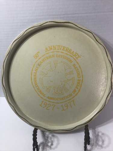 50th Anniversary I.A.F.C. Eastern Div. 1927-1977 Commemorative Firefighter Tray - Picture 5 of 8