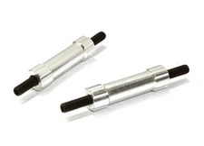 NEW Integy 20mm Aluminum Linkages (2) M3 Threaded :1/10 Crawler C26677SILVER
