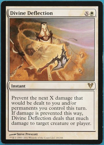 Divine Deflection Avacyn Restored NM White Rare MAGIC CARD (ID# 298173) ABUGames - Picture 1 of 2