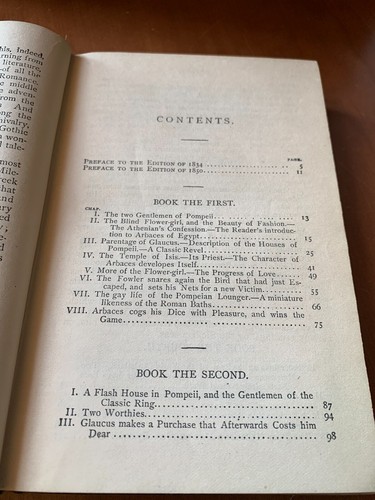 Vintage 1850 The Last Days of Pompeii by Edward Bulwer Lytton, Caxton Edition HC - Picture 11 of 20