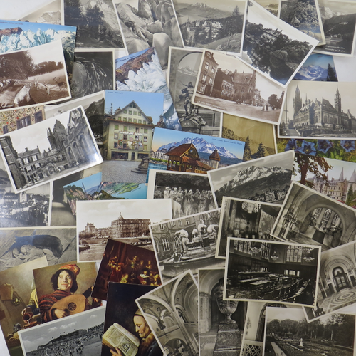 Lot of 46 Antique Early 20th Century Switzerland Netherlands RPPC Postcards - Picture 1 of 5
