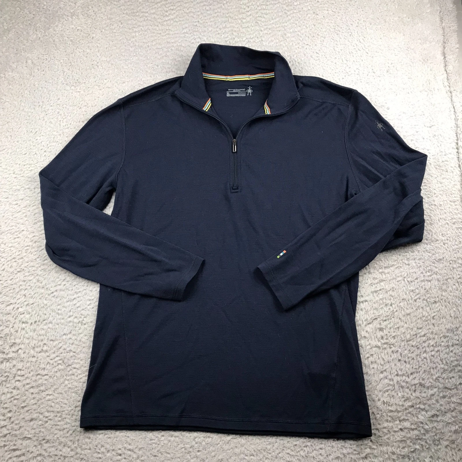 Smartwool Classic Thermal 1/4 Zip Base Layer Mens XL Navy 250 Merino Pullover
Opens in a new window 
