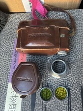 Voigtlander Vitessa 35mm Film Camera With Accessories Filters Vintage