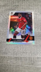 2022-23 Topps Chrome UEFA Champions League Refractor Kobbie Mainoo Rookie #118