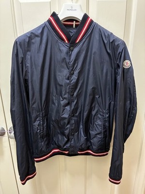 AUTH MONCLER DUBOST JACKET BLUE (SIZE 5 MEN'S LARGE)