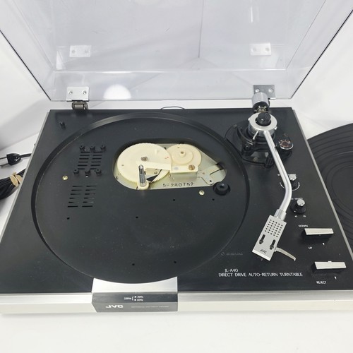 JVC JL-A40 Direct Drive Auto-Return Turntable Schallplatte mit Empire 7000 Tonabnehmer - Bild 16 von 24