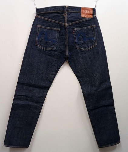 EVISU W38 Indigo Ring Stitch 2000T Unused Denim Jeans