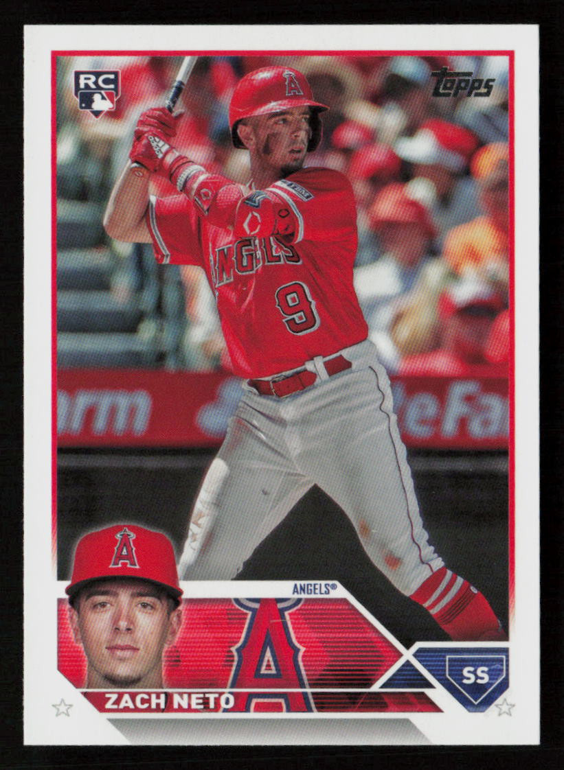 Zach Neto 2023 Topps Update #US98 RC Rookie Los Angeles Angels Baseball Card