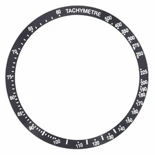 BEZEL INSERT FOR OMEGA SPEEDMASTER TACHYMETRE 3513,3513.50 1151  3513.53 -1152