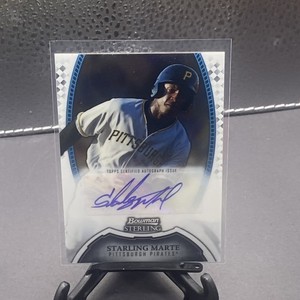 2011 Bowman Sterling Starling Marte Prospect Auto Autograph